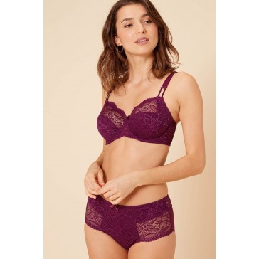 Simone Perele Eden Chic Bügel BH extra Halt pflaume