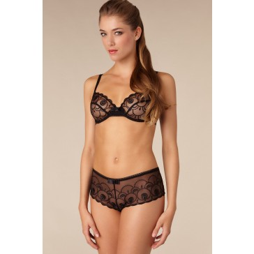 Passionata Glamourous Slip Green schwarz