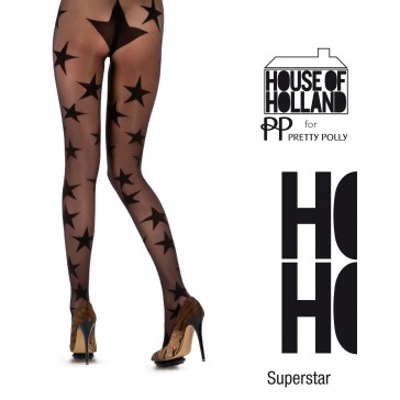 House of Holland Black Star Tights