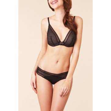 Passionata All U Need Plunge-BH schwarz