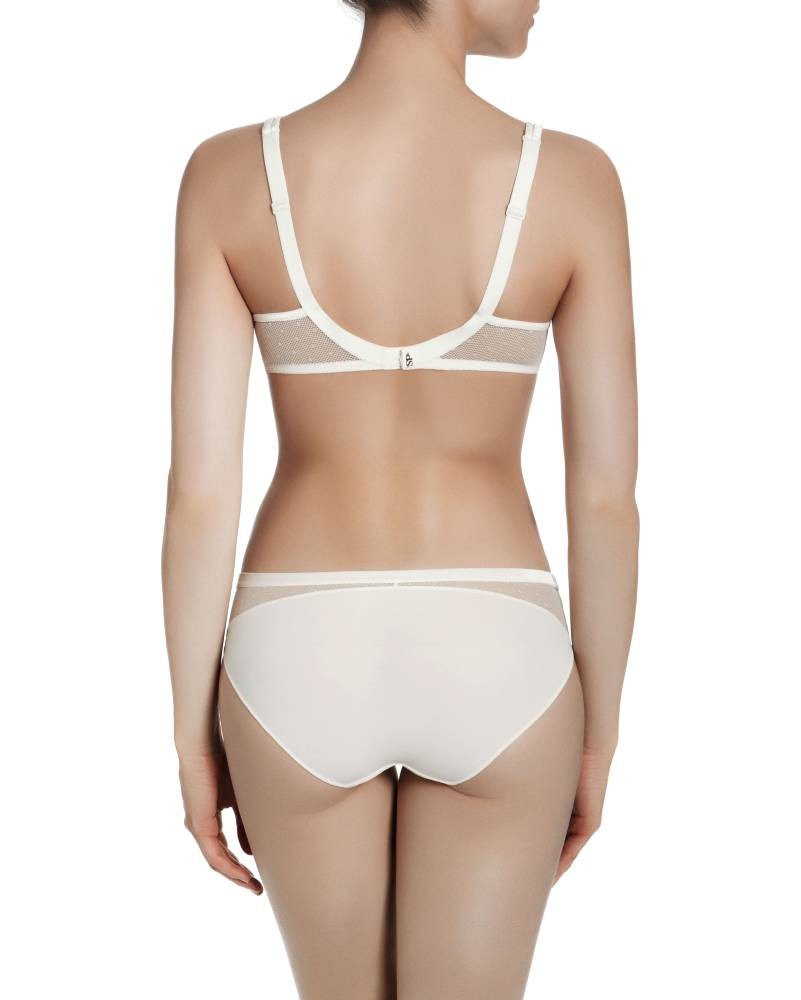 Simone Perele Velvet Bügel BH extra Halt tiefes Dekollete naturel