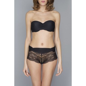 Lejaby Crystaline Bandeau BH trägerlos schwarz