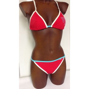 Venice Beach Bikini Modell Olga rot