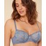 Simone Perele Promesse Halbschalen BH platinblau