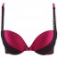 Passionata Passio Cherie Push Up BH schwarz/fuchsia